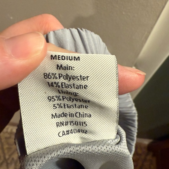 Varley Gray Performance Shorts - Picture 3 of 8